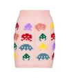 Stella Mccartney 'game On' Wool Blend Knit Skirt In Multicolor