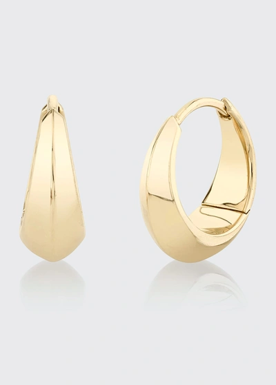 Lizzie Mandler Fine Jewelry 10mm Basic Crescent Hoop Earrings