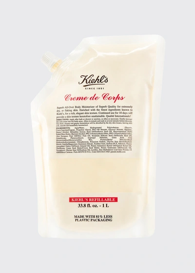 Kiehl's Since 1851 33.8 Oz. (1l) Creme De Corps Refill Pouch