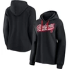 Fanatics Branded Black Wisconsin Badgers Script Raglan Pullover Hoodie In Black
