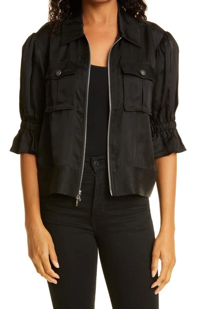 CINQ À SEPT CINQ À SEPT HOLLY RUFFLE SLEEVE JACKET