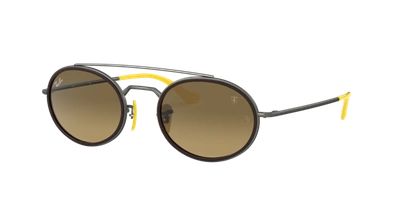 Ray Ban Ray In Brown,silver Mirror
