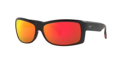 Maui Jim Unisex Sunglass Equator In Red Mirror Polar