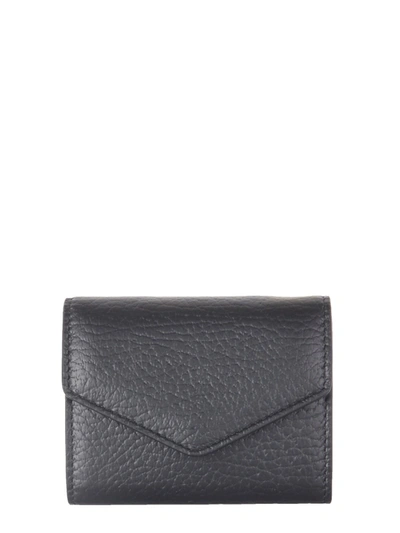 Maison Margiela Women's Black Leather Wallet | ModeSens