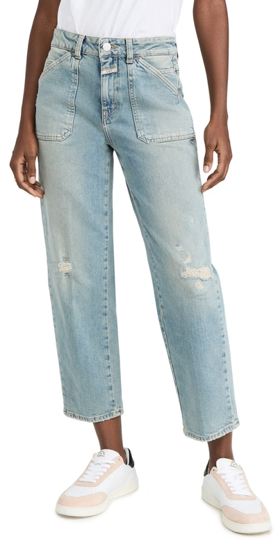 Closed Abe Jeans Blue C91963-05e-5t Mbl In Mid Blue