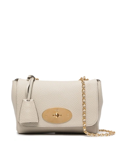 Mulberry Lily Satchel Bag In White
