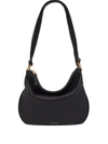 Mansur Gavriel Mini Swing Zip Shoulder Bag In Black