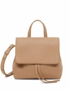 Mansur Gavriel Lady Mini Leather Crossbody In Neutrals