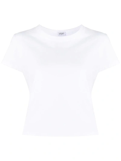 Leset Margo Cotton T-shirt In White