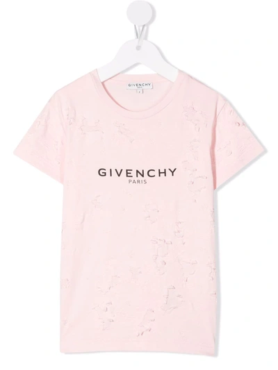 Givenchy Kids' Pink Girl T-shirt With Print