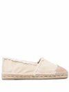 Castaã±er Castaner Womens Bone Kampala Cotton-canvas Espadrilles In Cream