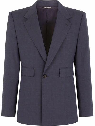 Dolce & Gabbana Stretch Glen Plaid Wool Sicilia-fit Suit In Multicolor