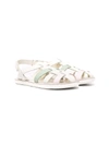 Camper White Miko Sandals In White