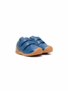 Camper Touch Fastening Leather Pre-walkers In Blue