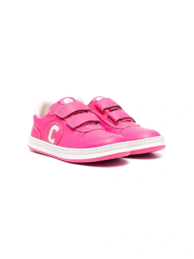 Camper Kids' Runner Four Touch-strap Sneakers In Pink