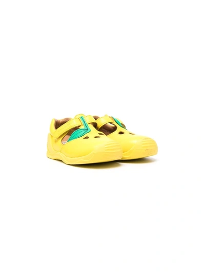 Camper Babies' Twins Touchs-trap Sandals In Yellow