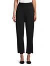 St John Women's Wool & Silk Pants In Black