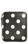 COMME DES GARÇONS DOT PRINT LEATHER WALLET