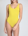 Fisico One-piece Swimsuits In Yellow