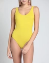 Fisico Cristina Ferrari One-piece Swimsuits In Yellow