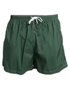 Fedeli Swim Trunks In Emerald Green