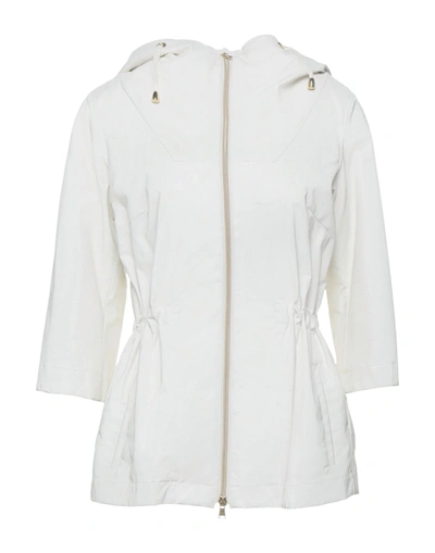 Geospirit Overcoats In White