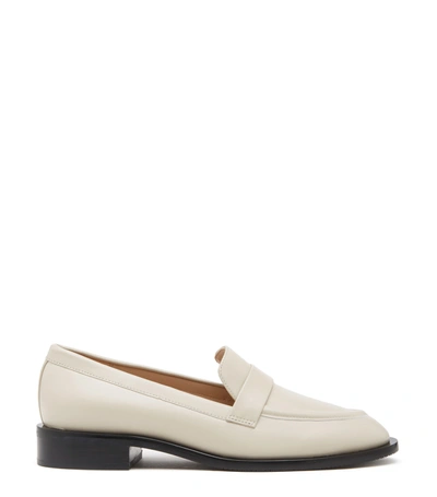 Stuart Weitzman , Palmer Sleek Loafer, Shoes, Oat, Smooth Calf
