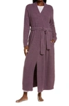 Ugg Lenny Sweater Knit Robe In Midnight Purple