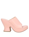 Bottega Veneta Sandals In Pink