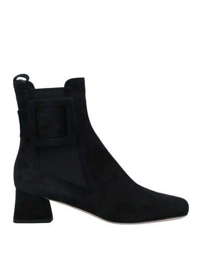 Roger Vivier Ankle Boots In Black