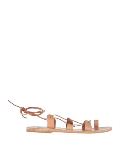 Ancient Greek Sandals Toe Strap Sandals In Pink
