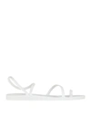 Ancient Greek Sandals Toe Strap Sandals In White