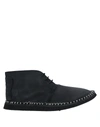 Bruno Bordese Flavor Lace Up Shoes In Black Nubuck