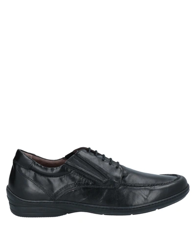Nero Giardini Lace-up Shoes In Black