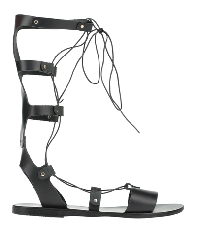 Ancient Greek Sandals Sandals In Black