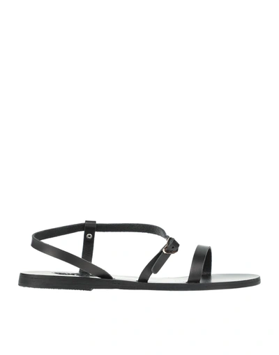 Ancient Greek Sandals Sandals In Black