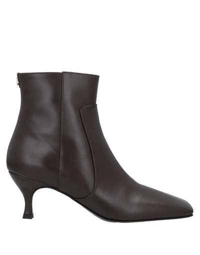 Patrizia Pepe Ankle Boots In Brown