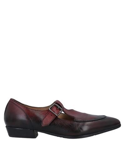 Moma Loafers In Maroon