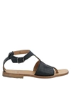 Moma Toe Strap Sandals In Brown