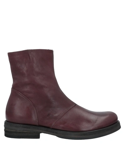 Fiorentini + Baker Ankle Boots In Deep Purple