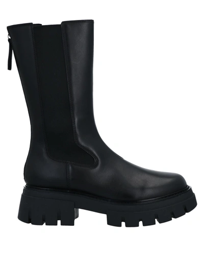 Ash Knee Boots In Black