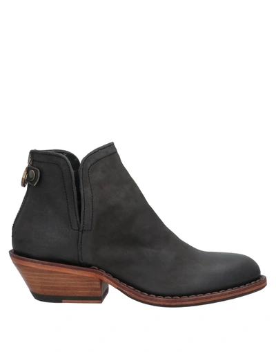 Fiorentini + Baker Ankle Boots In Steel Grey