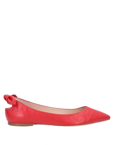 Il Borgo Firenze Ballet Flats In Red
