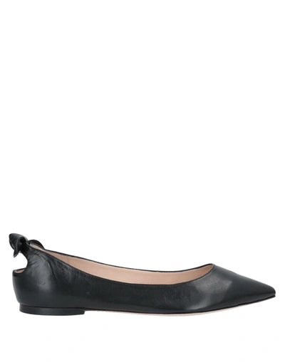 Il Borgo Firenze Ballet Flats In Black