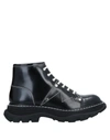 Alexander Mcqueen Ankle Boots In Black