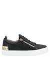 Giuseppe Zanotti Frankie Steel Low-top Sneakers In Black