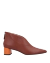 Emilio Pucci Ankle Boots In Brown