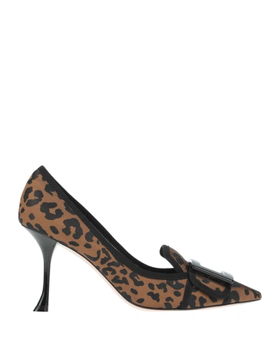 Roger Vivier Pumps In Khaki