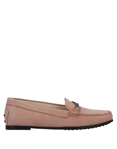 Tod's Loafers In Pink