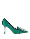 Roger Vivier Loafers In Green
